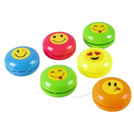 Yo-Yos smiley (lot de 6)