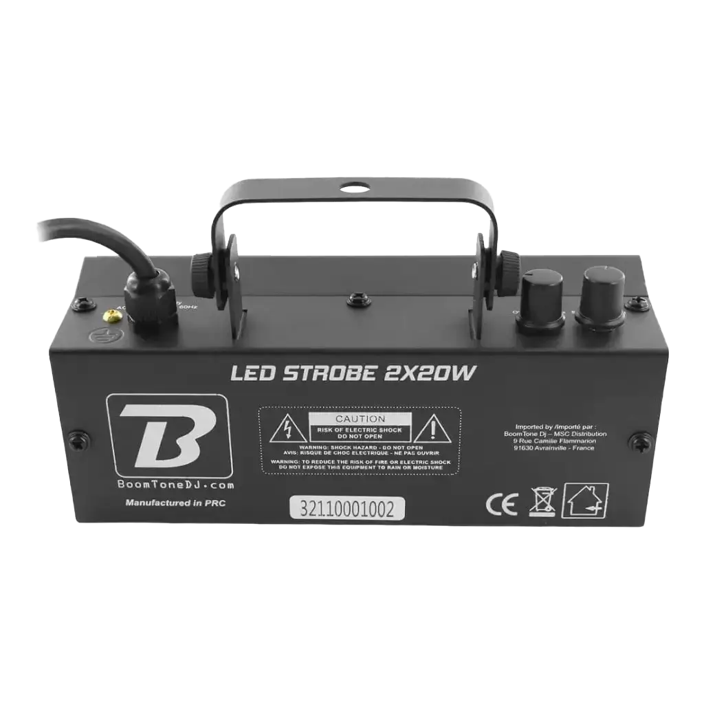 LED STROBE 2X20W - BOOMTONE DJ  - MACHINE A LED