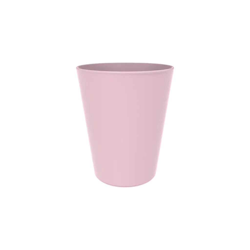 Verre Conique en PP - Rose Pastel - 33cl 