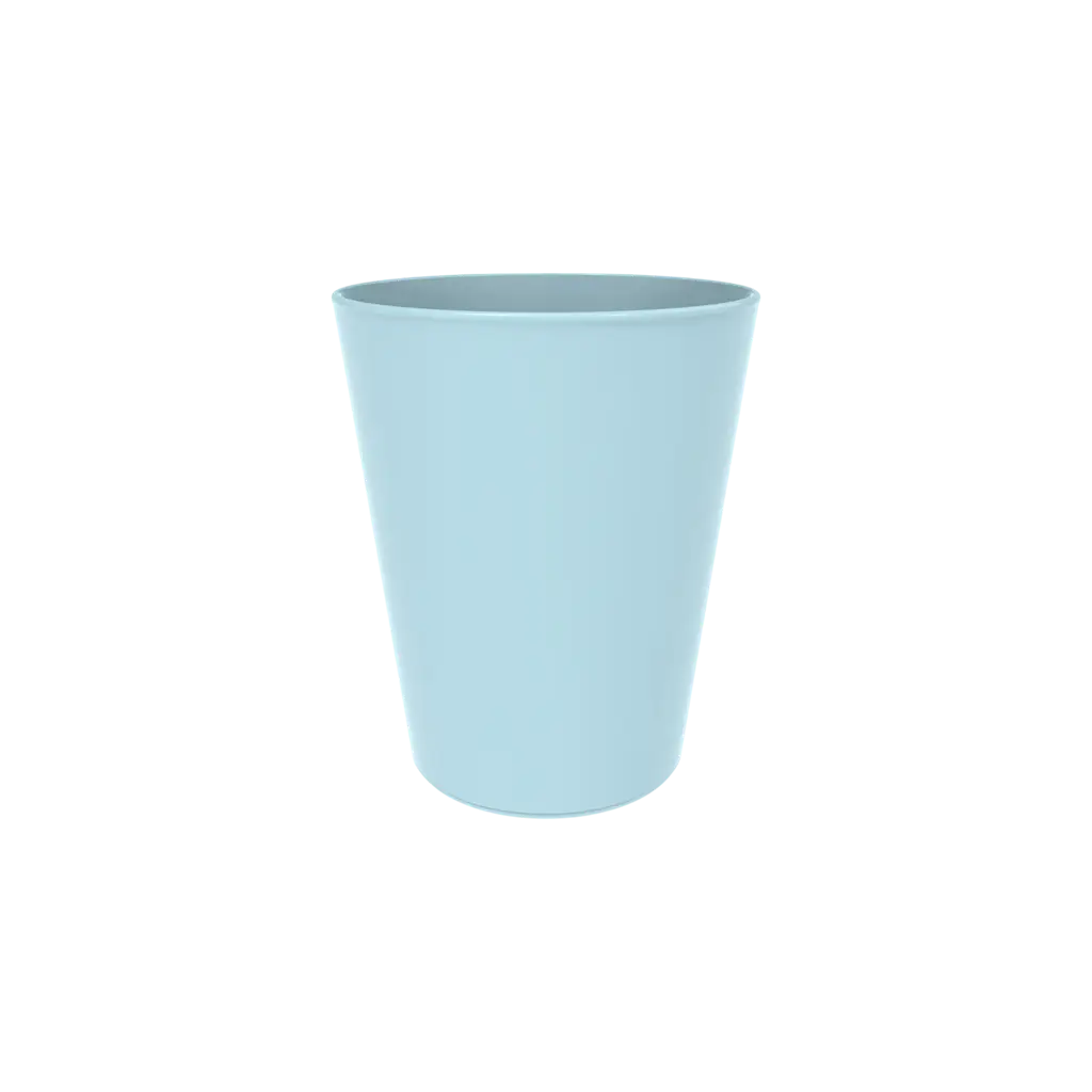 Verre Conique en PP - Bleu Pastel - 33cl 