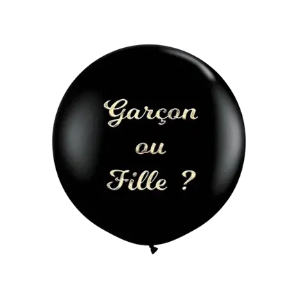 Ballon 90cm Gender Reveal Fille ou Garçon - BLEU