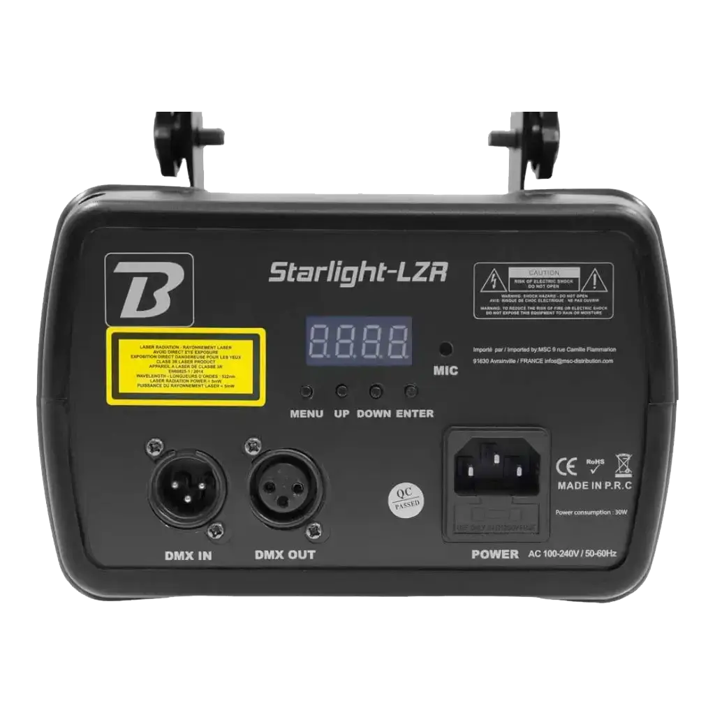 MACHINE À LED - STARLIGHT-LZR - BOOMTONE DJ