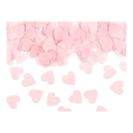 Confettis - Coeur Rose Clair - (15gr) 100% BIODÉGRADABLE