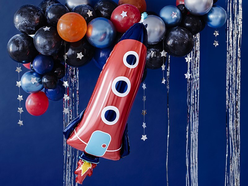 Ballon Mylar effet Brillant - Fusée Rocket - 44x115cm : Ballons gonflables  sur Sparklers Club
