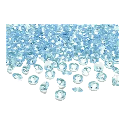 Confettis Diamantés - Turquoise - (lot de 100) 