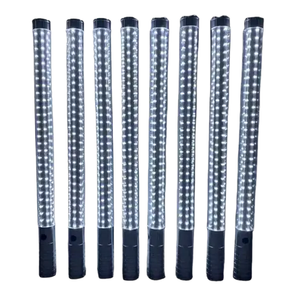 BATON XXL LED BOUTEILLE V.I.P ARGENT - 60x4cm