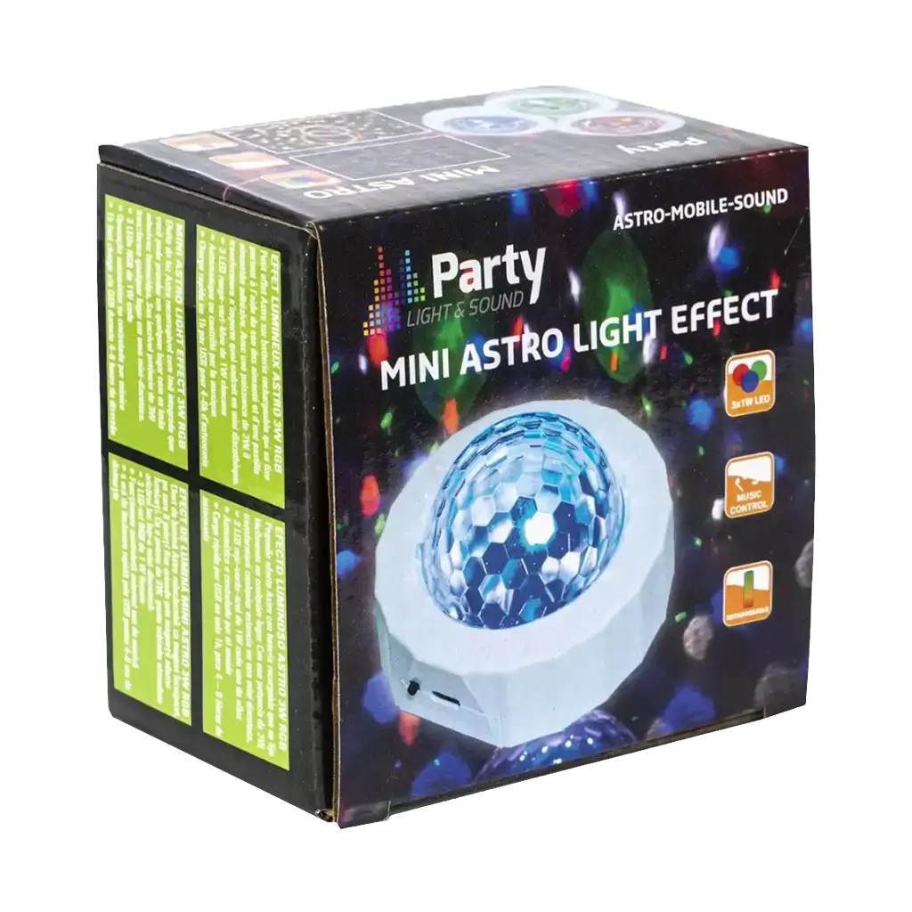 Effet lumineux ASTRO 3W RGB