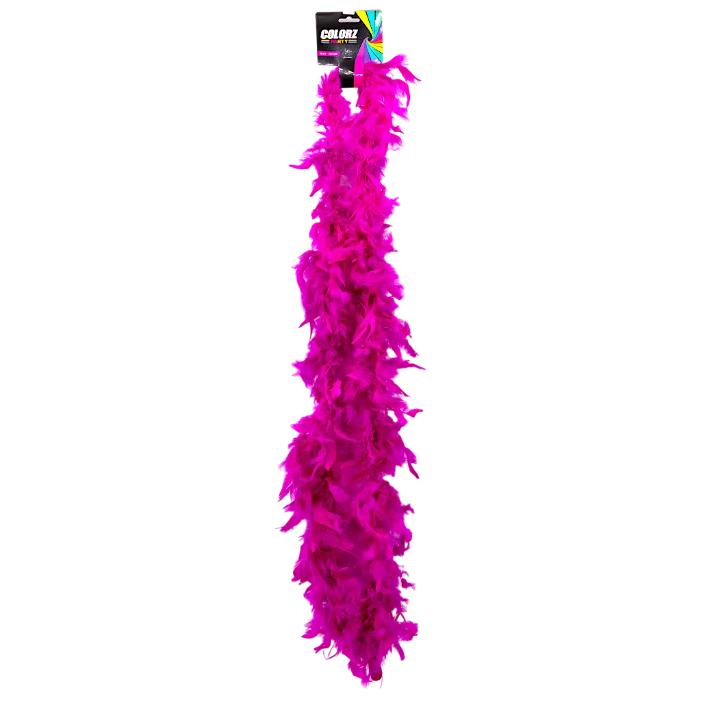 Boa en Plumes Fuchsia - 180 cm