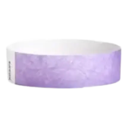 Bracelet Tyvek® Violet Papier Sans Marquage