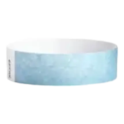 Bracelet Tyvek® Bleu Clair Papier Sans Marquage