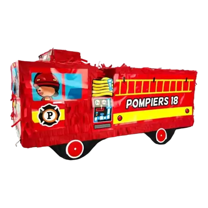 Pinata Camion de Pompiers pour Enfants