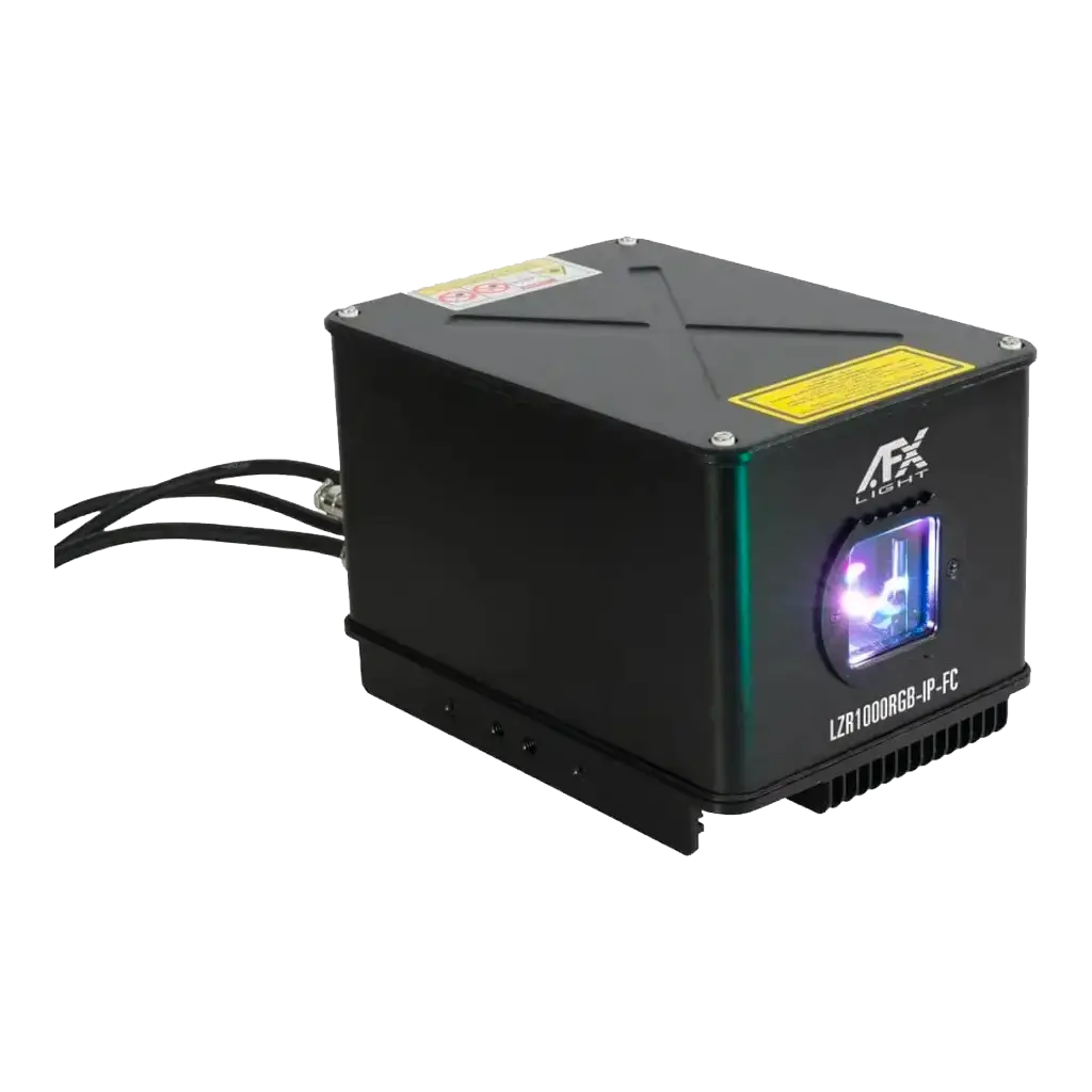 Machine Laser RGB avec Flight Case LZR5000RGB-IP-FC