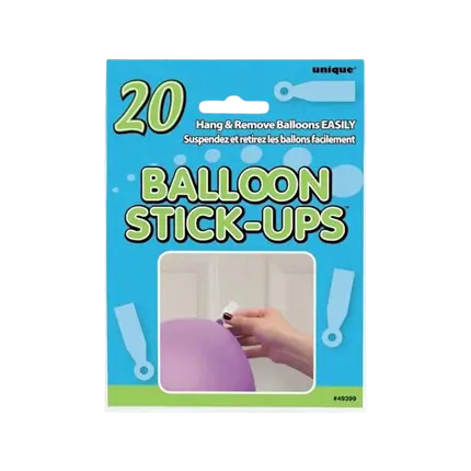 Stickers pour Accroche / Attache Ballons - Lot de 20