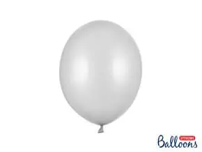 Lot de 10 Ballons Argent Métalliques