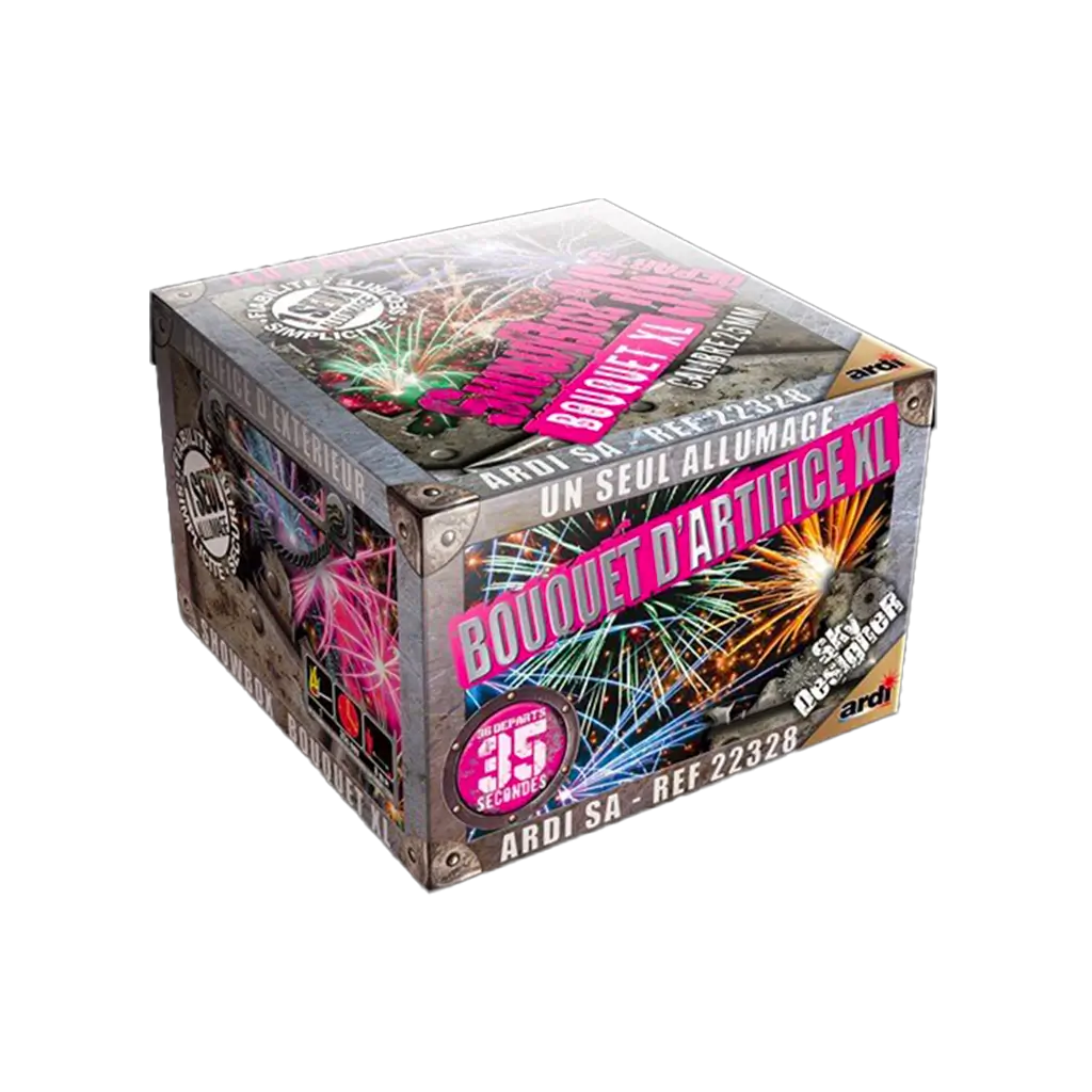 FEU D&#39;ARTIFICE SHOWBOX® BOUQUET XL