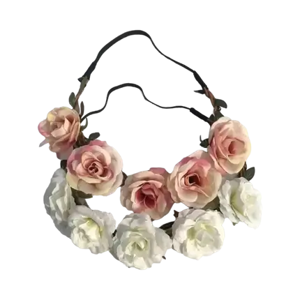 Couronne de Roses - Blanc