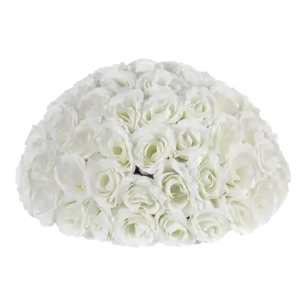 Centre de table Roses Blanches