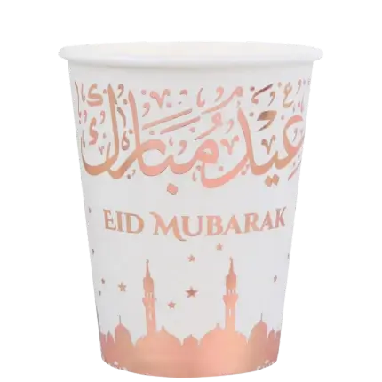 Gobelet Aid Mubarak Rose & Blanc 27cl - Lot de 10