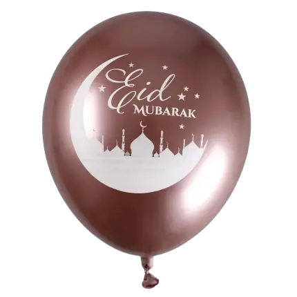 Ballon Aid Mubarak Rose - Lot de 6