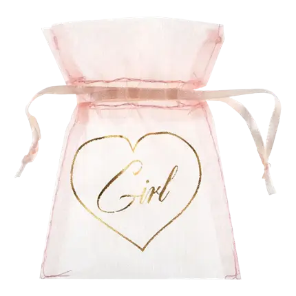 Sachet Girl & Boy Rose - Lot de 6