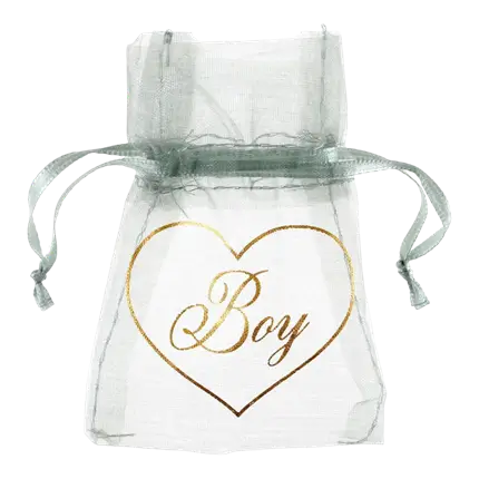 Sachet Girl & Boy Vert - Lot de 6