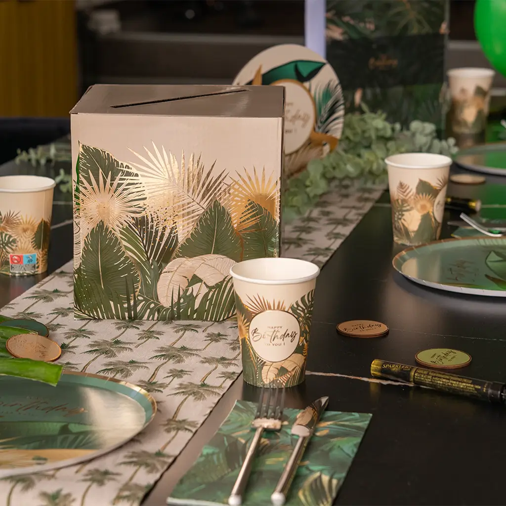 Chemin de table Birthday Jungle - 3 mètres