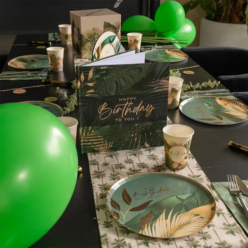 Chemin de table Birthday Jungle - 3 mètres