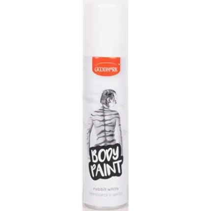 Spray couleur corps, blanc, 75 ml
