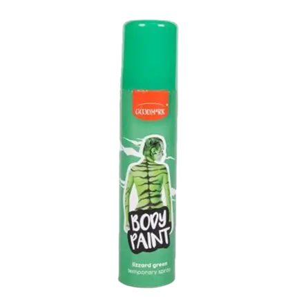 Spray couleur corps, vert, 75 ml
