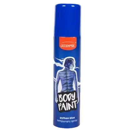 Spray couleur corps, bleu, 75 ml