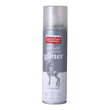 Spray Déco paillettes Argent 100 ml