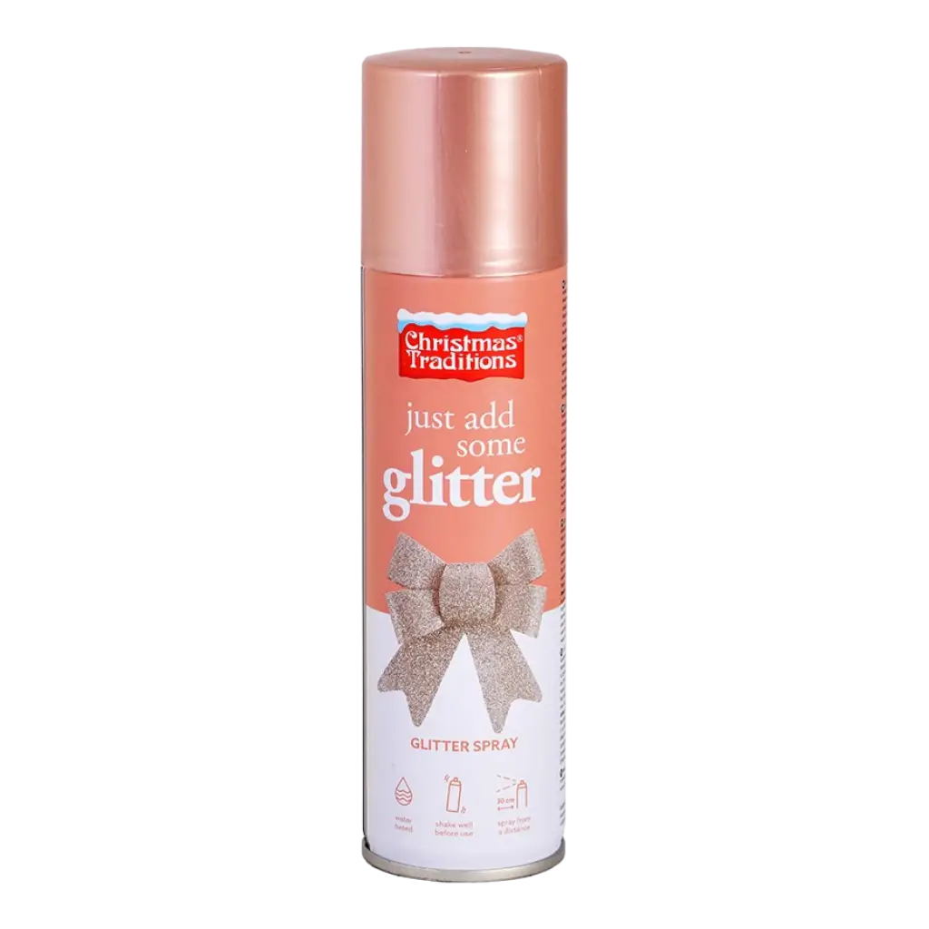 Spray paillettes Or rose 100 ml 