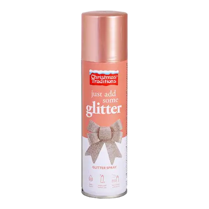 Spray paillettes Or rose 100 ml