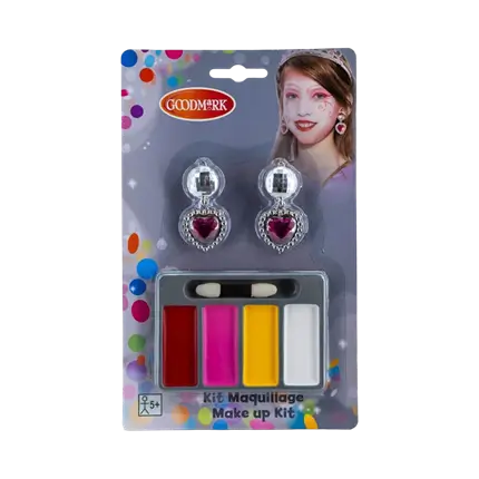 Kit de maquillage + Boucles d'oreilles "Princesse"