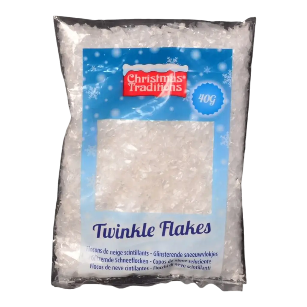 Flocons de Neige Scintillants 40g