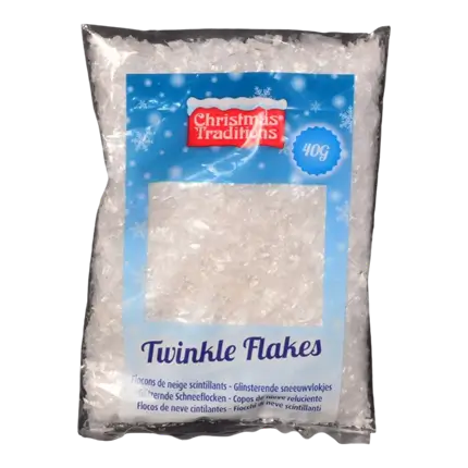 Flocons de Neige Scintillants 40g