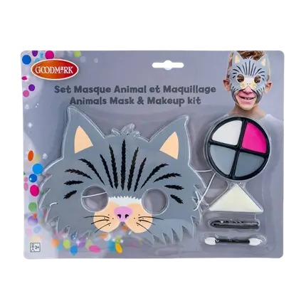 Kit de maquillage + Masque enfant "Chat"