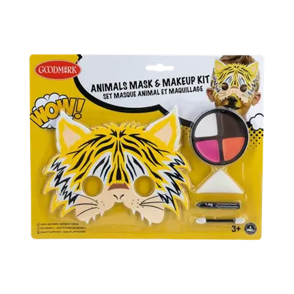 Kit de maquillage + Masque enfant "Tigre"