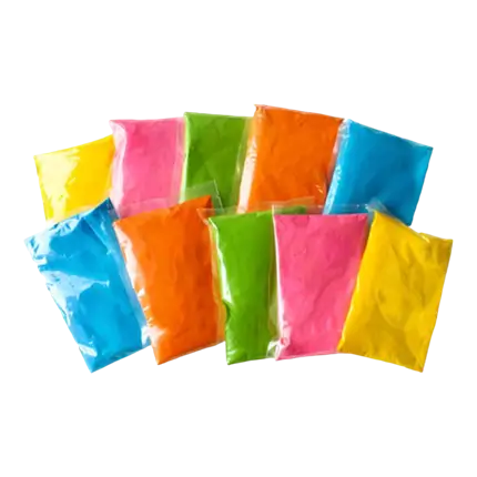 Assortiment de 8 sachets de poudre Holi