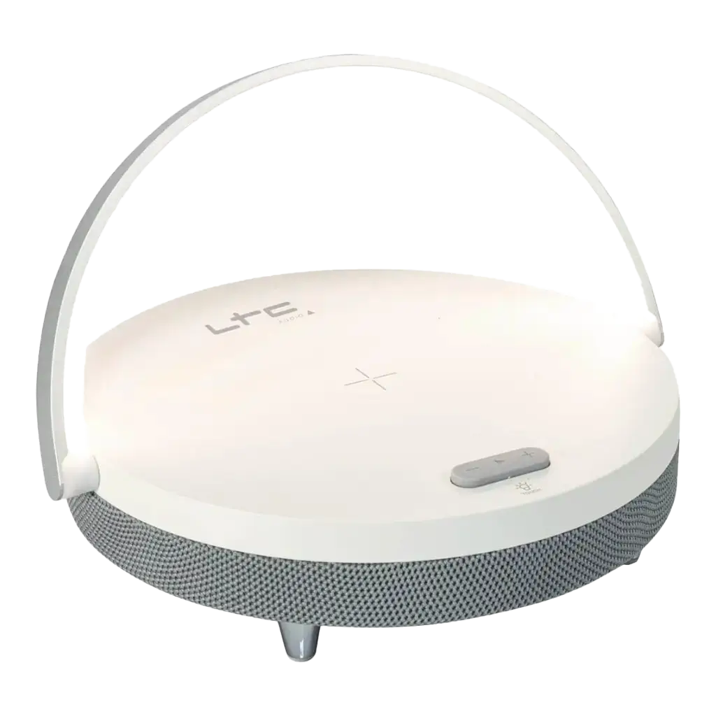 ENCEINTE BLUETOOTH LUMINEUSE 5W + CHARGEUR ET MAINS LIBRES