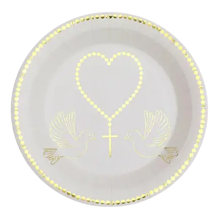 Assiette Cérémonie - Lot de 10