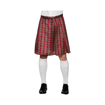 Kilt Jupe Écossaise rouge Mr Tartan