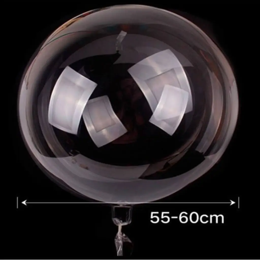 Ballon Bulle transparent ø60cm - Lot de 3 