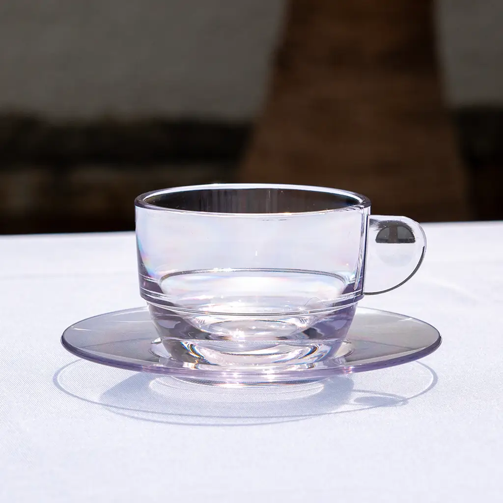 Tasse à Double Expresso Transparente 16,6cl - Lot de 6