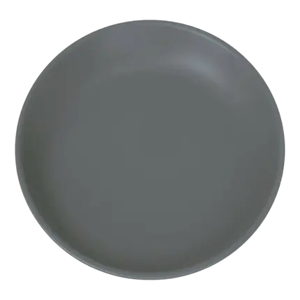 Assiette Plate Incassable Gris Anthracite ø 27,5cm