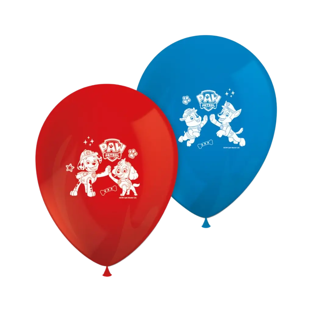 Ballon Pat&#39;Patrouille - Lot de 8