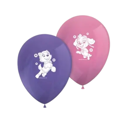 Ballon Pat'Patrouille Girly - Lot de 8