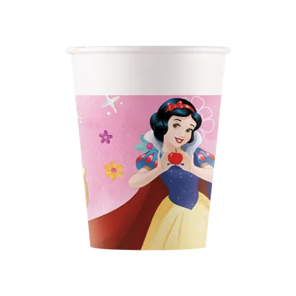 Gobelet en carton Princesses Disney - 25cl - Lot de 8