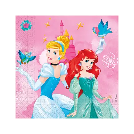 Serviette Princesses Disney - Lot de 20