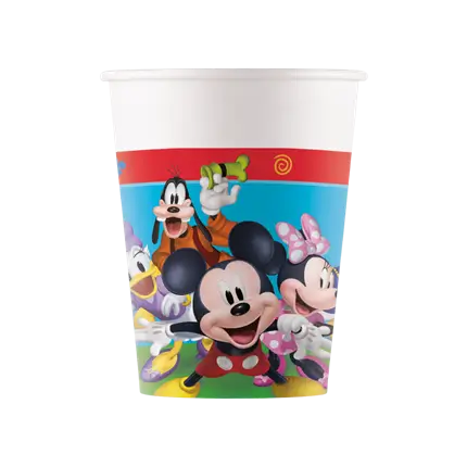 Gobelet en carton Mickey - 25cl - Lot de 8